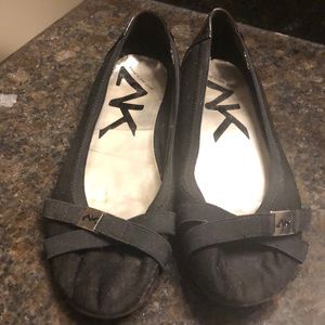 Ann Klein Black flats size 8m